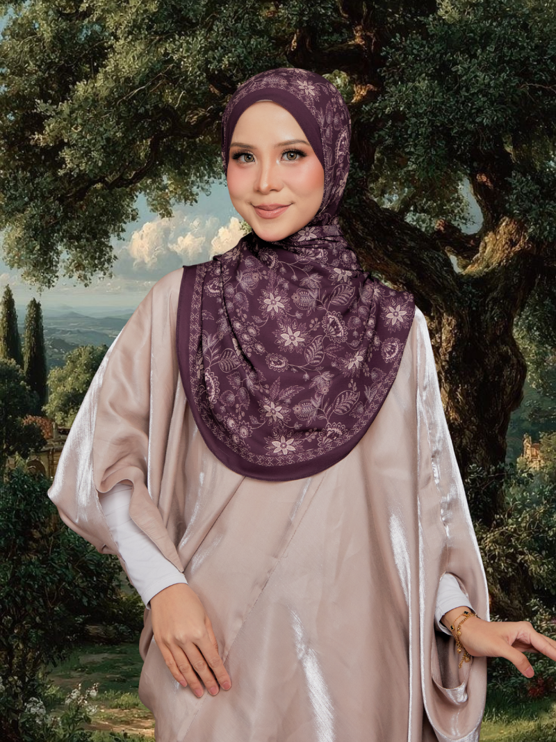 Malika in Dark Plum