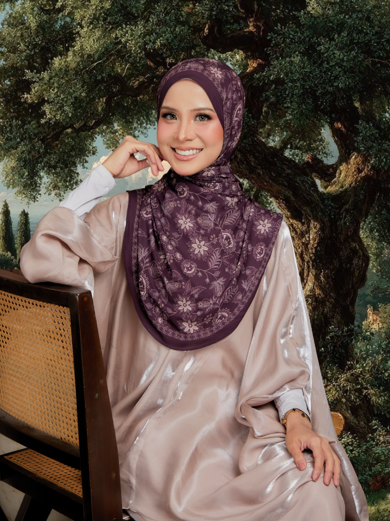 Malika in Dark Plum