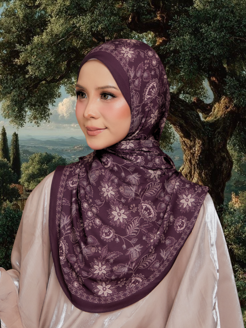 Malika in Dark Plum